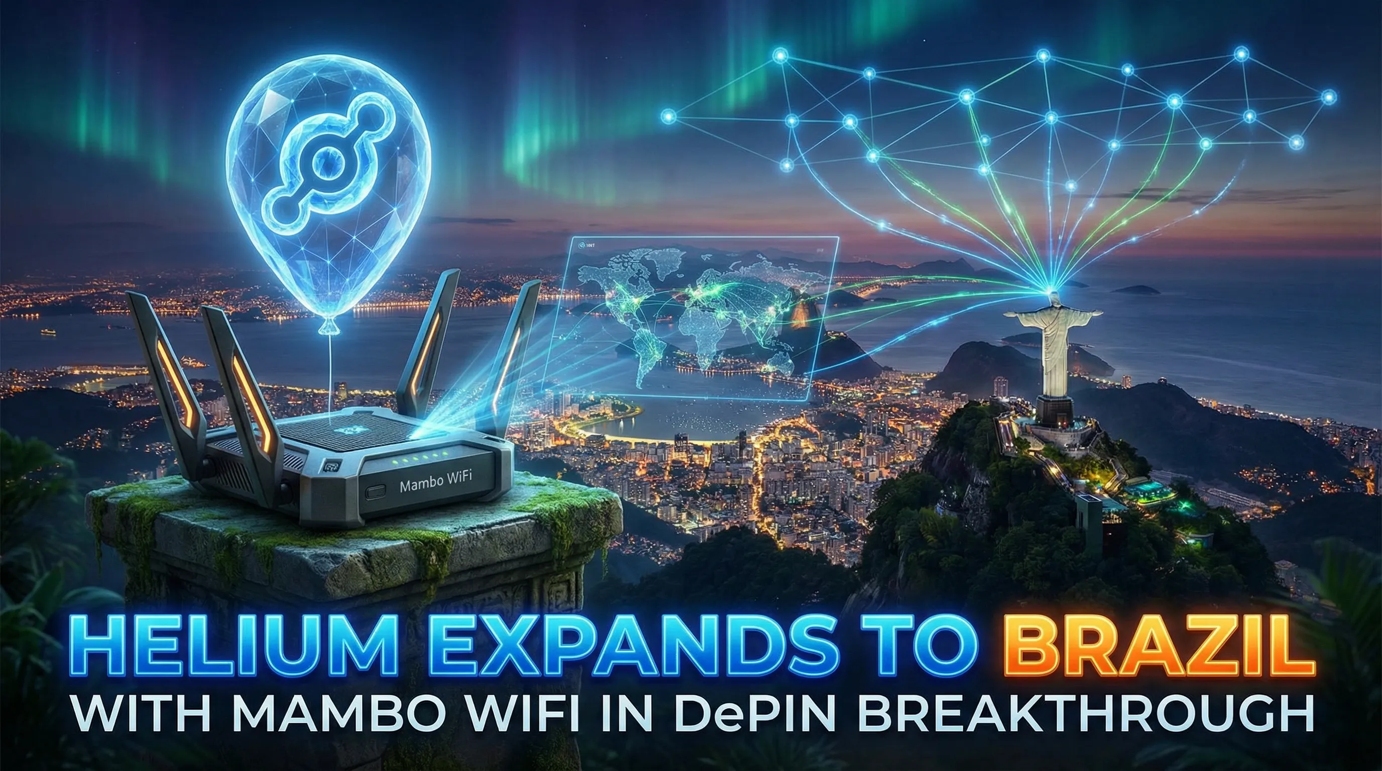 Helium Network Partners with Mambo WiFi to Launch DePIN Services in Brazil