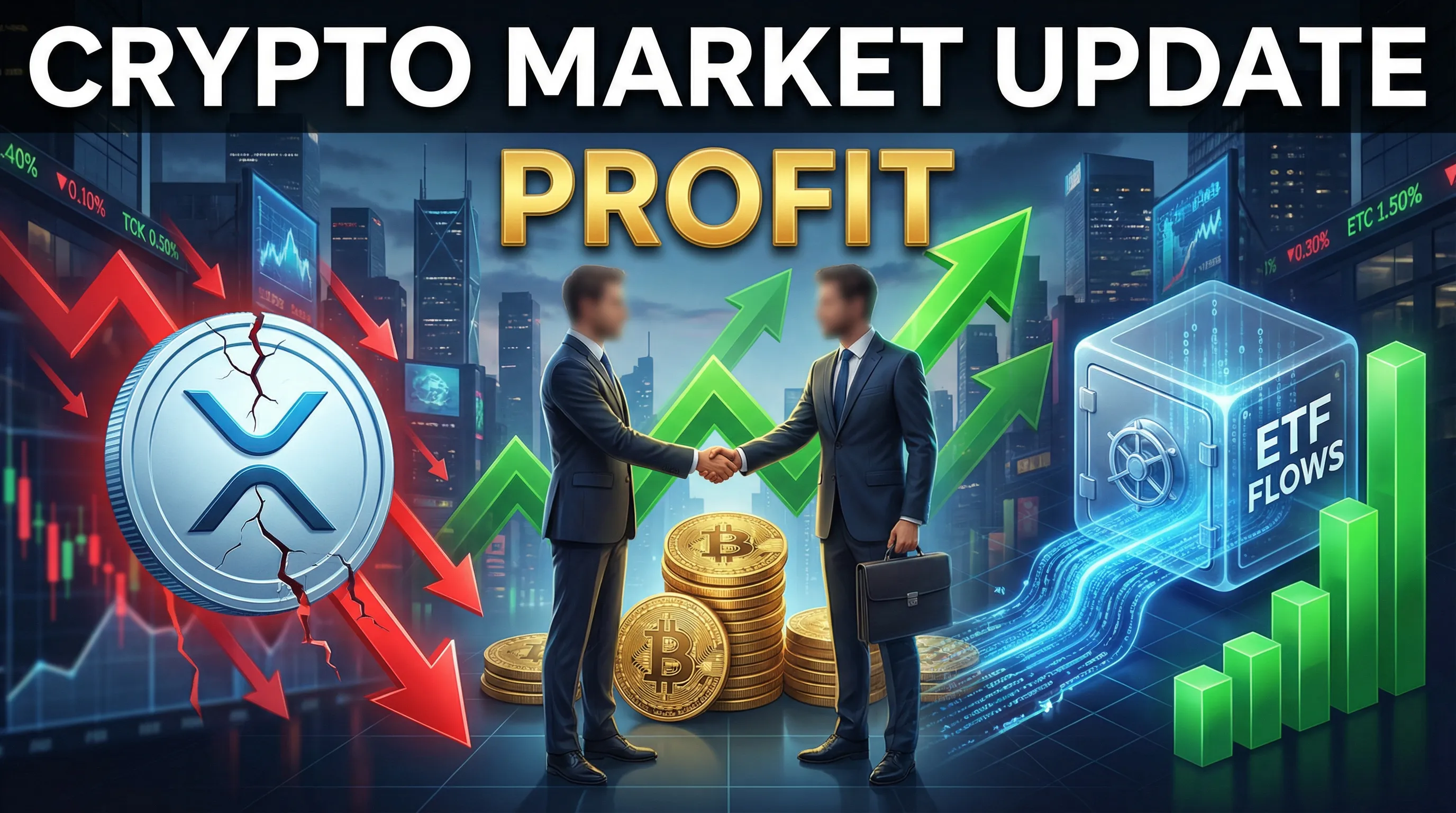 XRP Declines Amid Bitcoin Profit-Taking, While ETF Inflows Remain Robust