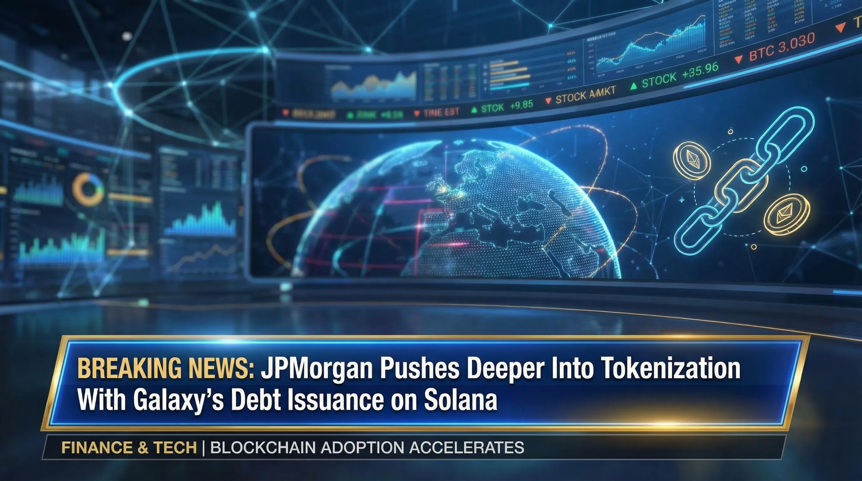 JPMorgan Accelerates Tokenization Drive with Galaxy's Solana-Based Debt Issuance