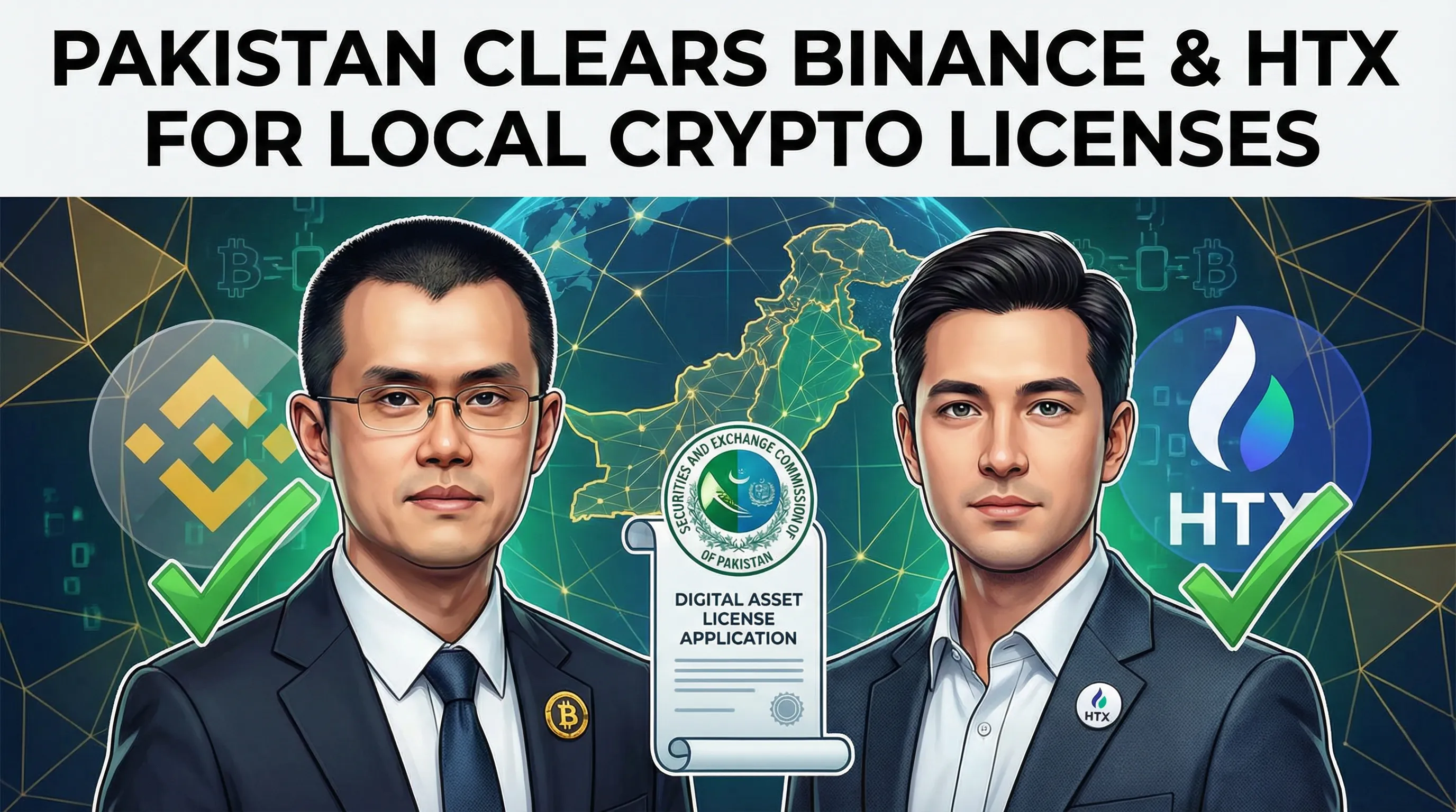 Pakistan Opens Door to Crypto Giants: Binance, HTX Secure Key Approval for Local Licenses