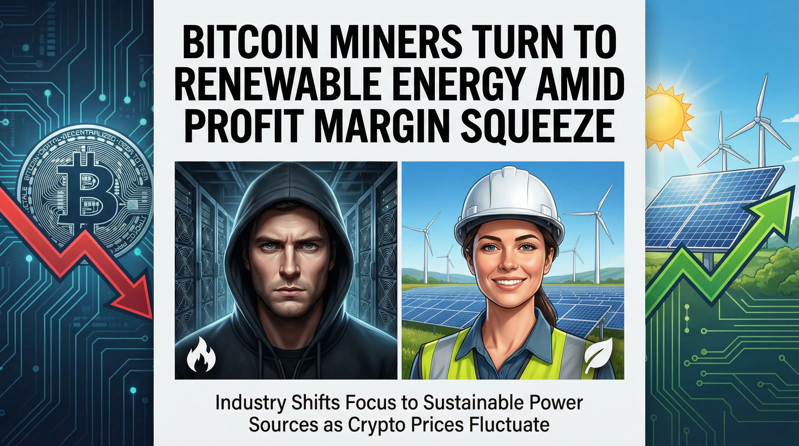 Bitcoin Miners Pivot to Renewable Energy as Profit Margins Shrink