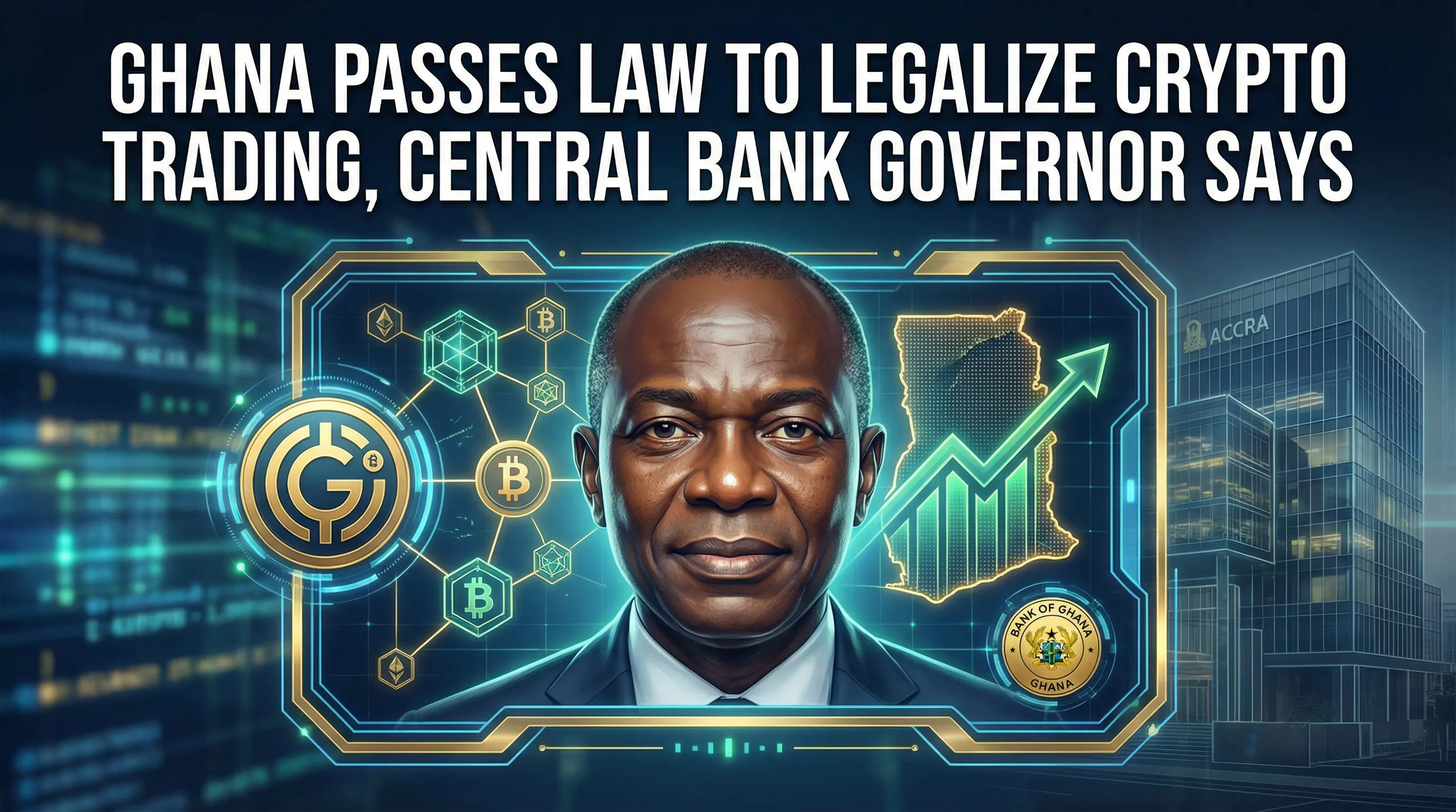 Ghana Embraces Crypto: New Law Establishes Central Bank as Regulator