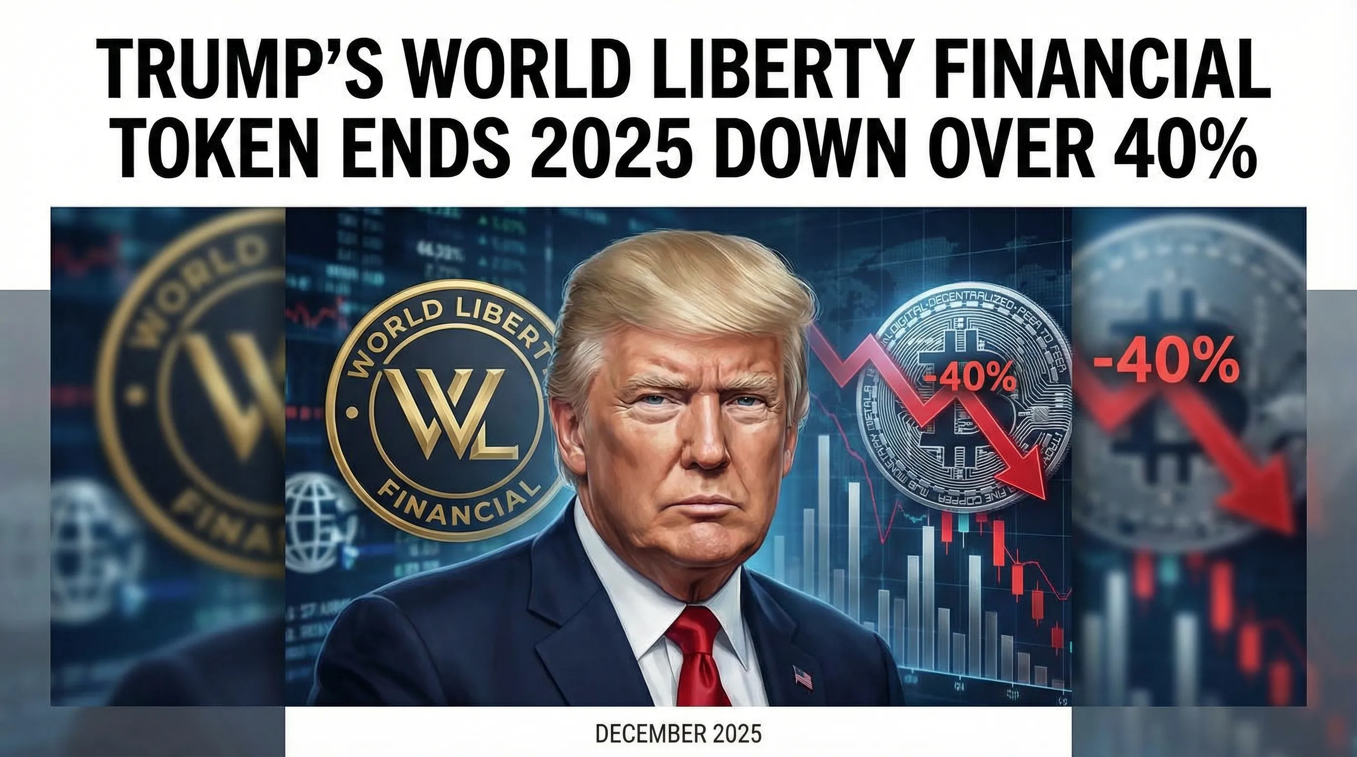 World Liberty Financial Token Plummets: Trump Family Crypto Project Ends 2025 with Steep Losses