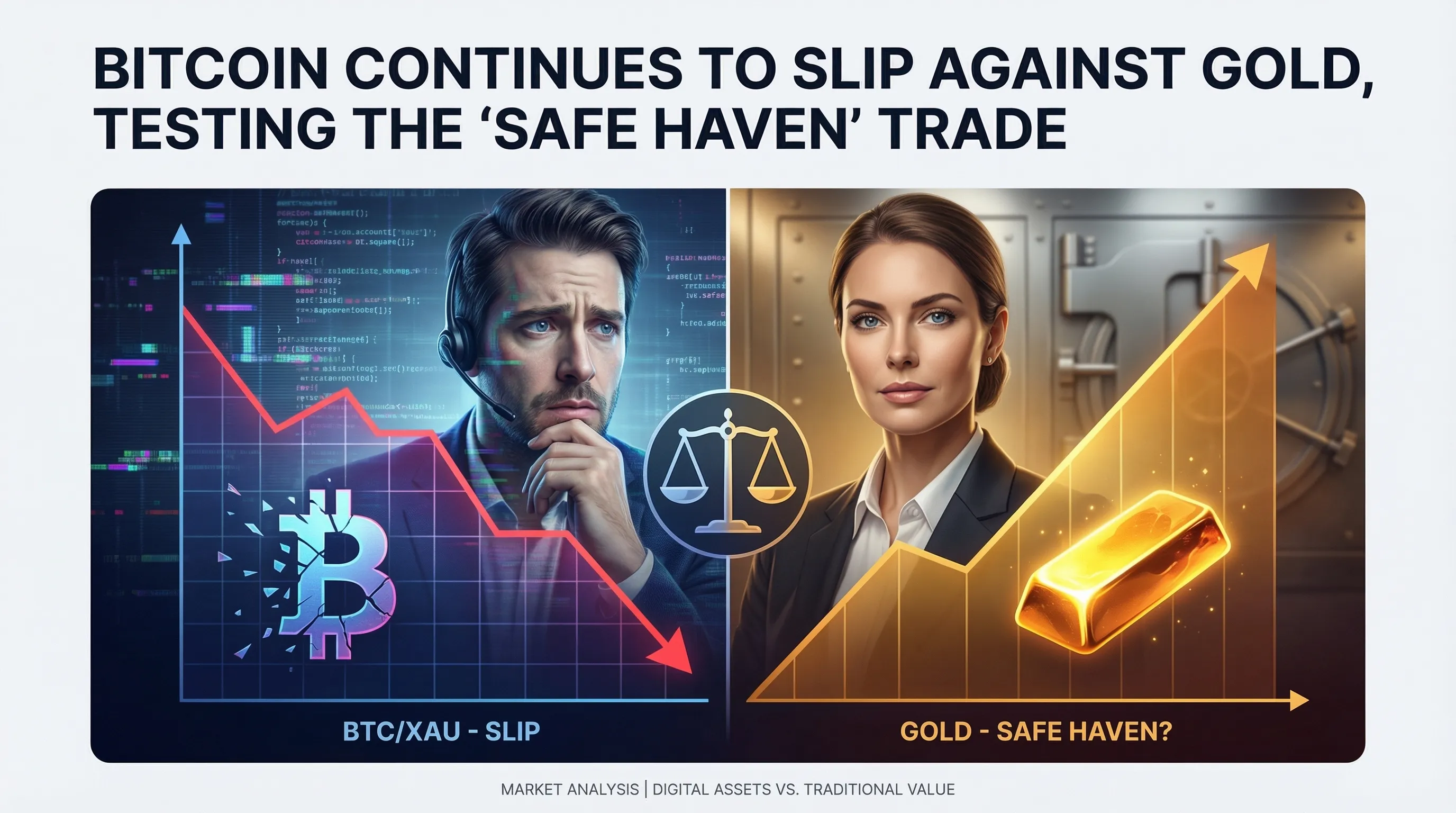 Is Bitcoin Failing Its "Digital Gold" Test? A Stark Divergence Emerges in 2025